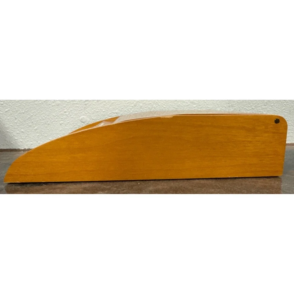 Levenger Fine Wooden Address File Catalog Index Defect